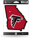 Atlanta Falcons 5 Inch Sticker Decal, Home State Design, Flat Vinyl, Full Adhesive Backing