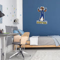 Los Angeles Rams Shape Cut Mascot Pennant 18 Inch Soft Felt Material