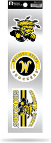 Wichita State Shockers 3-Piece Retro Spirit Decals
