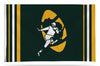 Green Bay Packers Premium 3x5 Feet Flag Banner, Retro Logo, Metal Grommets, Outdoor Indoor, Single Sided