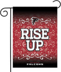 Atlanta Falcons Premium Double Sided Garden Flag Banner, 13x18 Inch, Display Pole Sold Separately