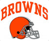Cleveland Browns 8 Inch Arched Design Decal Sticker,Flat Reusable Repositionable Auto Home