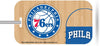 Philadelphia 76ers Team Luggage Bag Tag, ID Card on Back, Rigid Plastic