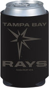 Tampa Bay Rays 2-Pack Black Tonal CAN Beverage Insulator Neoprene Holder Cooler Baseball