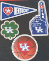 Kentucky Wildcats 4 Piece Magnet Set