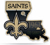 New Orleans Saints Pennant State Shape 18 Inch Soft Felt