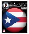 Puerto Rico Soccer Team World Cup  4" Round Vinyl Decal Sticker World Cup Soccer Football