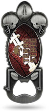 Texas State University Bobcats Party Starter Bottle Opener, Pewter