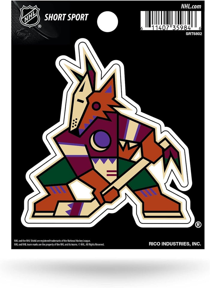 Arizona Coyotes, Kachina, 3 Inch Decal Sticker, Flat Vinyl Die Cut, Full Adhesive Backing