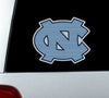 University of North Carolina Tar Heels 12 Inch Preforated Window Film Decal Sticker, One-Way Vision, Adhesive Backing