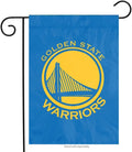 Golden State Warriors Premium Garden Flag Banner, Embroidered, 13x18 Inch