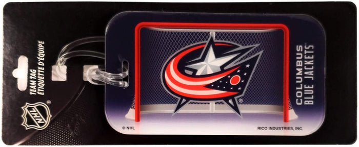 Columbus Blue Jackets Team Luggage Tag, Rigic Plastic