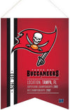Tampa Bay Buccaneers 18 x 24 Inch Scroll Flag Banner Premium Quality Soft Felt