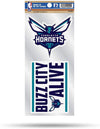 Charlotte Hornets Double UP 2-Pack Decal Sheet Slogan Sticker 3 Inch Decals Auto Home