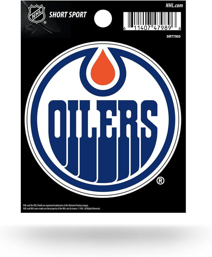 Edmonton Oilers 3 Inch Decal Sticker, Flat Vinyl Die Cut, Full Adhesive Backing