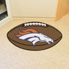 Denver Broncos Floor Mat Area Rug, 20x32 Inch, Non-Skid Backing, Football Design