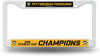 Pittsburgh Penguins 2016 Stanley Cup Champions Plastic License Plate Frame Tag Cover, 12x6 Inch
