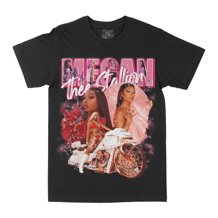 Megan Thee Stallion Pink Graphic Tee by Obsessed with graphic tees