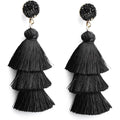 Me&Hz Colorful Layered Tassel Earrings by DailySale