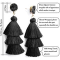 Me&Hz Colorful Layered Tassel Earrings by DailySale
