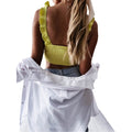 Meihuida Women's Sleeveless V Neck Crop Tops by DailySale