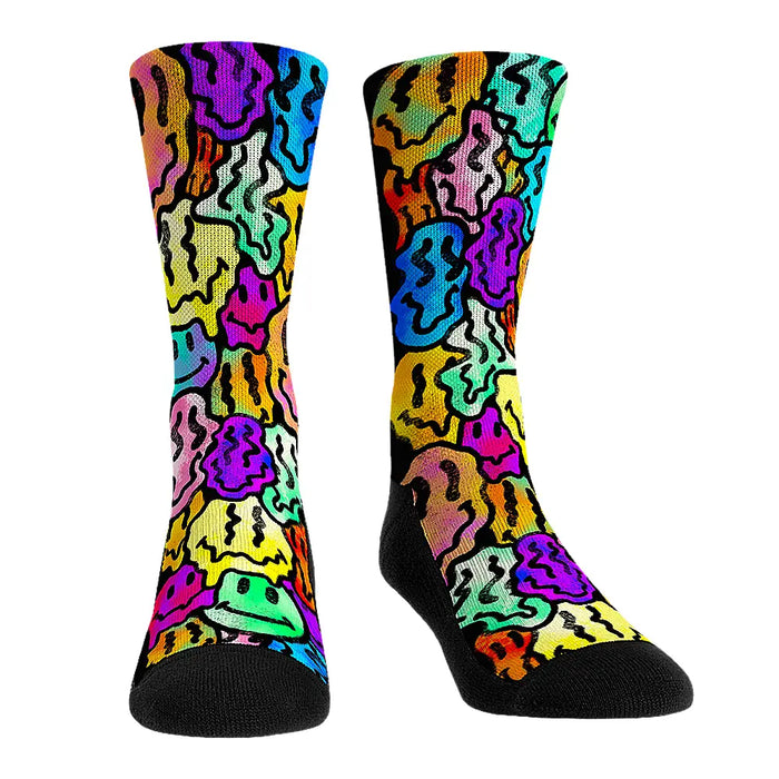 Melted Smiley by Rock 'Em Socks