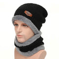 Men And Women Knitted Winter Scarf & Hat Fleece Lined Bonnet Beanies by DailySale