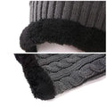 Men And Women Knitted Winter Scarf & Hat Fleece Lined Bonnet Beanies by DailySale