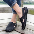 Men Casual Shoes Slip on Hollow Leather Men Shoes by DailySale