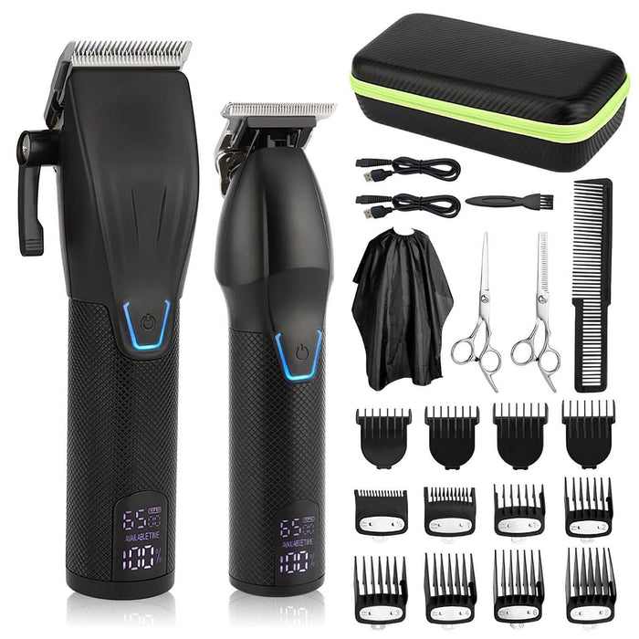 Men Electric Barber Clipper Hair Cutting Combo Set T Outliner Shaver Trimmers by DailySale