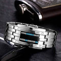 Men LED Light Stainless Steel Sports Watch by DailySale
