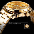 Men Luxury Skeleton Automatic Winding Mechanical Watch by DailySale