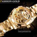 Men Luxury Skeleton Automatic Winding Mechanical Watch by DailySale