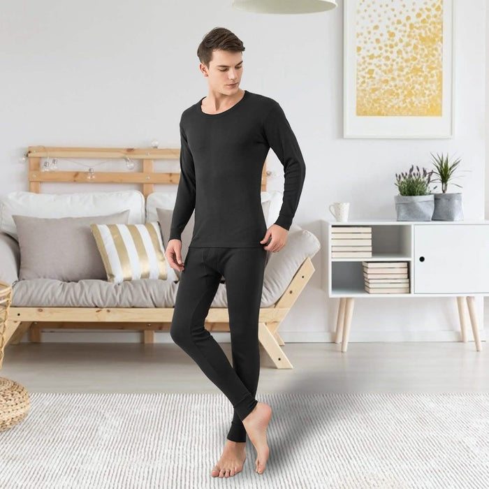 Men Thermal Underwear Set - Long Johns Pants and Long Sleeve by DailySale