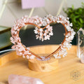 Mend My Broken Heart - Rose & Clear Quartz Tree Lamp by Conscious Items