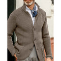 Men's Cardigan Solid Color Sweater by DailySale