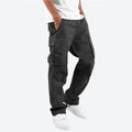 Men's Cargo Pants Trousers Drawstring Elastic Waist Multi Pocket by DailySale