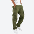 Men's Cargo Pants Trousers Drawstring Elastic Waist Multi Pocket by DailySale