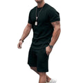 Men's Casual Activewear Running T-Shirt with Shorts by DailySale