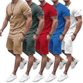 Men's Casual Activewear Running T-Shirt with Shorts by DailySale