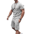 Men's Casual Activewear Running T-Shirt with Shorts by DailySale