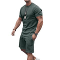 Men's Casual Activewear Running T-Shirt with Shorts by DailySale