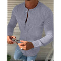 Men's Casual Solid Long Sleeve Shirt by DailySale