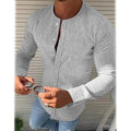 Men's Casual Solid Long Sleeve Shirt by DailySale