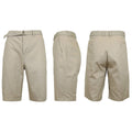 Men's Cotton Chino Shorts with Belt by DailySale