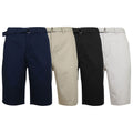 Men's Cotton Chino Shorts with Belt by DailySale