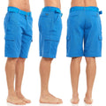 Men's Cotton Twill Belted Cargo Shorts by DailySale
