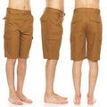 Men's Cotton Twill Belted Cargo Shorts by DailySale