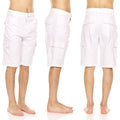 Men's Cotton Twill Belted Cargo Shorts by DailySale