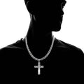 Men's Cross Necklaces in Stainless Steel by DailySale